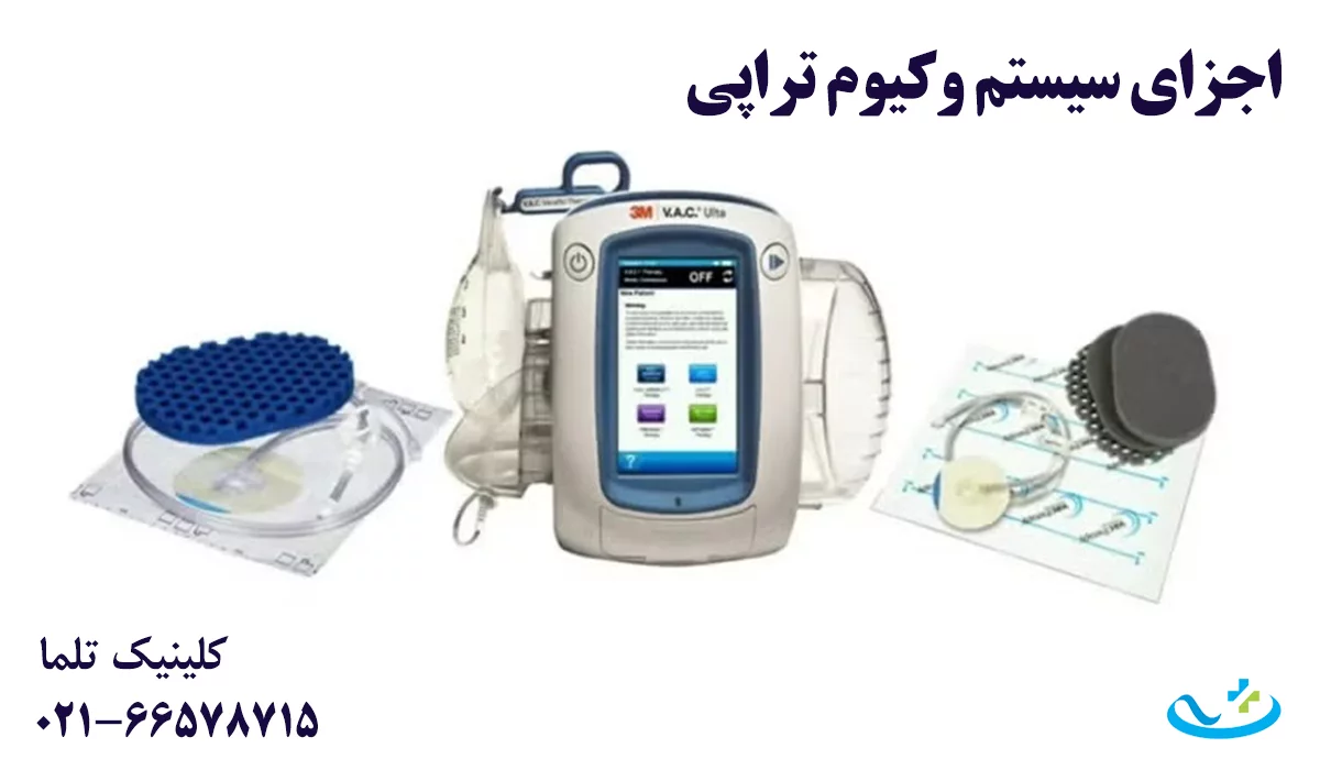 اجزای سیستم وکیوم تراپی زخم